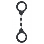 Черные силиконовые наручники Suppression