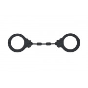Черные силиконовые наручники Suppression