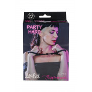 Черные силиконовые наручники Suppression