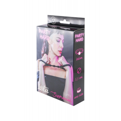 Черные силиконовые наручники Suppression Черные силиконовые наручники Suppression