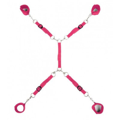 Ярко-розовый набор фиксаций на кровати Classic Bed Spreader Ярко-розовый набор фиксаций на кровати Classic Bed Spreader