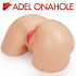 Телесный мастурбатор-полуторс Adel с двумя любовными отверстиями Телесный мастурбатор-полуторс Adel с двумя любовными отверстиями