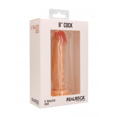 Телесный фаллоимитатор Realistic Cock 8 - 20 см. Телесный фаллоимитатор Realistic Cock 8 - 20 см.