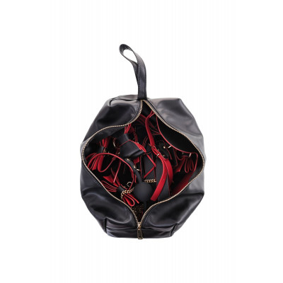 Черно-красный бондажный набор Bow-tie Черно-красный бондажный набор Bow-tie