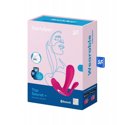 Розовый анально-вагинальный вибромассажер Top Secret+ Розовый анально-вагинальный вибромассажер Top Secret+