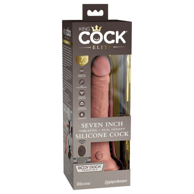 Телесный вибратор 7 Vibrating Silicone Dual Density Cock with Remote с пультом ДУ - 21 см. Телесный вибратор 7 Vibrating Silicone Dual Density Cock with Remote с пультом ДУ - 21 см.