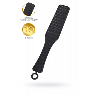 Черная силиконовая шлепалка - 37,5 см. Черная силиконовая шлепалка - 37,5 см.