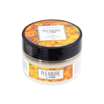 Массажный крем Pleasure Lab Refreshing с ароматом манго и мандарина - 100 мл. Массажный крем Pleasure Lab Refreshing с ароматом манго и мандарина - 100 мл.