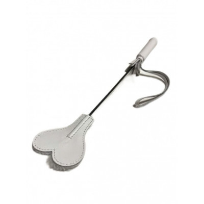 Белый кожаный мини-стек - 36 см. Белый кожаный мини-стек - 36 см.