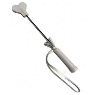 Белый кожаный мини-стек - 36 см. Белый кожаный мини-стек - 36 см.