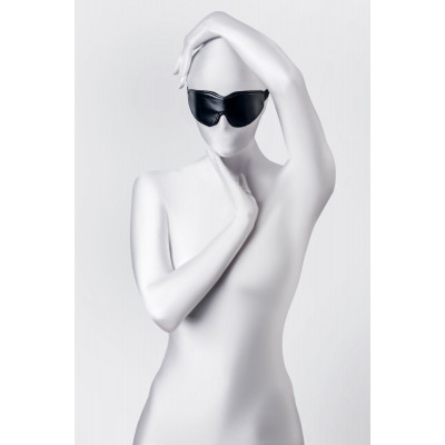 Черная маска Anonymo из искусственной кожи Черная маска Anonymo из искусственной кожи