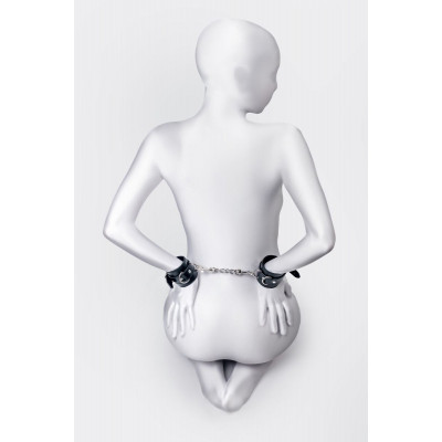 Черные наручники Anonymo на сцепке Черные наручники Anonymo на сцепке