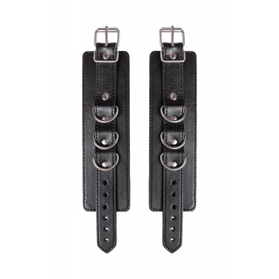 Черные наручники Anonymo на сцепке Черные наручники Anonymo на сцепке