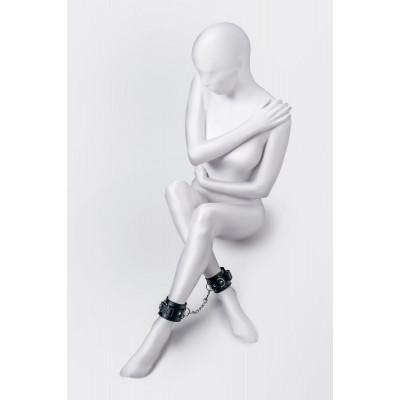 Черные оковы Anonymo из искусственной кожи Черные оковы Anonymo из искусственной кожи