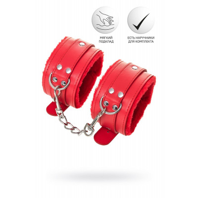 Красные оковы Anonymo из искусственной кожи Красные оковы Anonymo из искусственной кожи