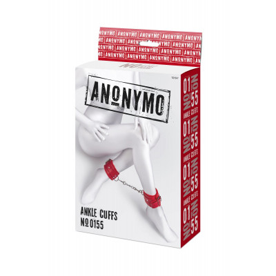 Красные оковы Anonymo из искусственной кожи Красные оковы Anonymo из искусственной кожи
