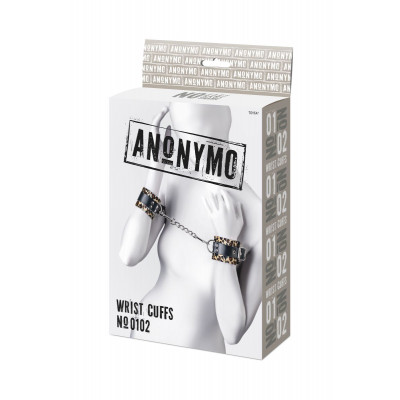 Наручники Anonymo с анималистическим принтом Наручники Anonymo с анималистическим принтом
