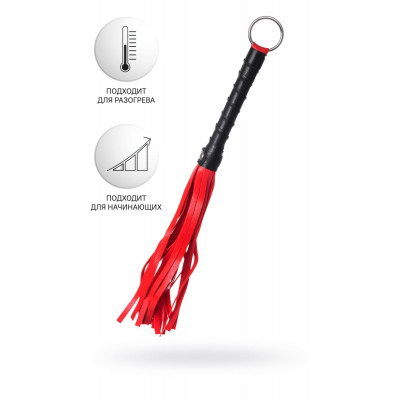 Красно-черный флоггер Anonymo - 28 см. Красно-черный флоггер Anonymo - 28 см.