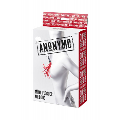Красно-черный флоггер Anonymo - 28 см. Красно-черный флоггер Anonymo - 28 см.