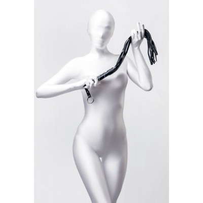 Черный флоггер Anonymo - 64 см. Черный флоггер Anonymo - 64 см.