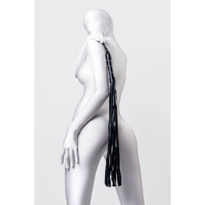 Черный флоггер Anonymo - 64 см. Черный флоггер Anonymo - 64 см.