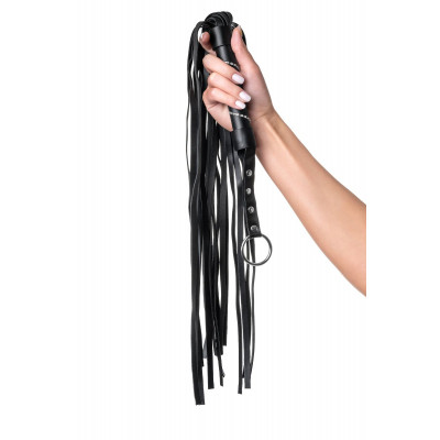 Черный флоггер Anonymo - 64 см. Черный флоггер Anonymo - 64 см.