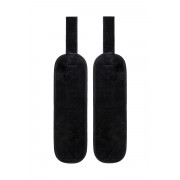 Черно-серебристые фиксаторы для рук на дверь Anonymo