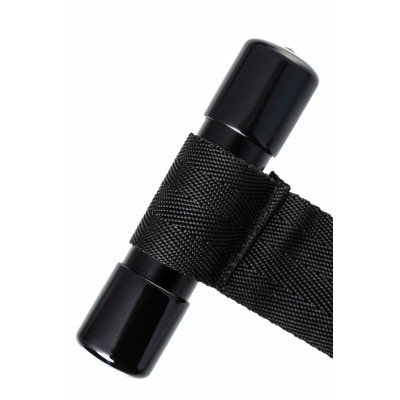 Черно-серебристые фиксаторы для рук на дверь Anonymo Черно-серебристые фиксаторы для рук на дверь Anonymo