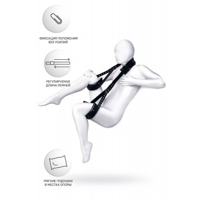 Черные кожаные стропы для фиксации Anonymo Черные кожаные стропы для фиксации Anonymo