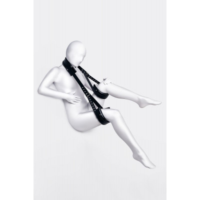 Черные кожаные стропы для фиксации Anonymo Черные кожаные стропы для фиксации Anonymo