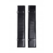 Черные кожаные стропы для фиксации Anonymo