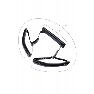 Черные кожаные стропы для фиксации Anonymo Черные кожаные стропы для фиксации Anonymo