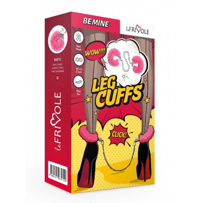 Металлические оковы с розовым мехом Металлические оковы с розовым мехом