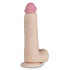Телесный перезаряжаемый вибратор-реалистик из неоскин - 22 см. Телесный перезаряжаемый вибратор-реалистик из неоскин - 22 см.