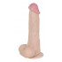 Телесный перезаряжаемый вибратор-реалистик из неоскин - 21,5 см. Телесный перезаряжаемый вибратор-реалистик из неоскин - 21,5 см.