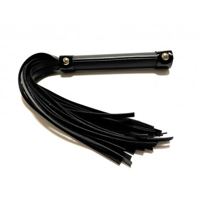 Черная плеть из эко-кожи - 42 см. Черная плеть из эко-кожи - 42 см.