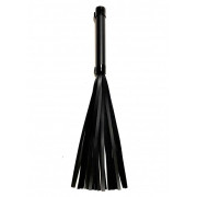 Черная плеть из эко-кожи - 42 см.