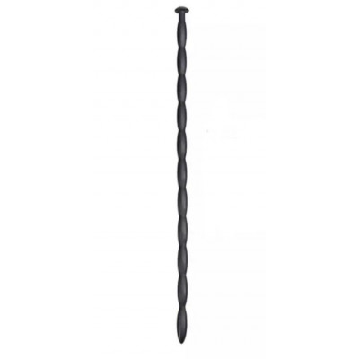 Черный уретральный силиконовый стимулятор - 30 см. Черный уретральный силиконовый стимулятор - 30 см.