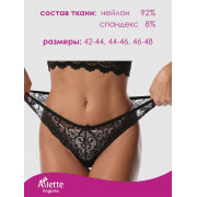 Стильные кружевные трусики-стринги + презервативы