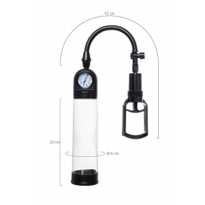 Прозрачная механическая помпа Helmer с манометром Прозрачная механическая помпа Helmer с манометром