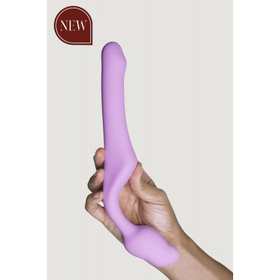 Сиреневый безремневой страпон Queens S Сиреневый безремневой страпон Queens S