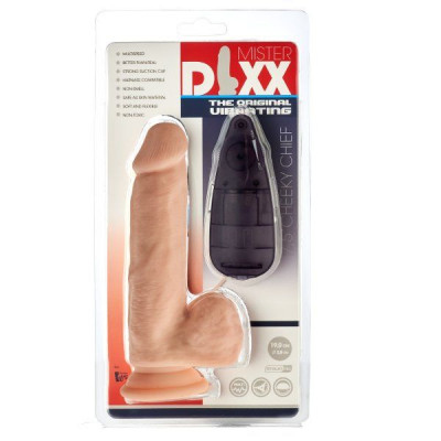 Телесный вибратор-реалистик с проводным пультом Cheeky Chief - 19 см. Телесный вибратор-реалистик с проводным пультом Cheeky Chief - 19 см.