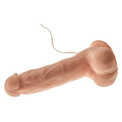 Телесный вибратор-реалистик с проводным пультом Cheeky Chief - 19 см. Телесный вибратор-реалистик с проводным пультом Cheeky Chief - 19 см.