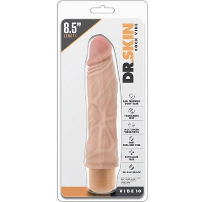 Телесный вибратор-реалистик Cock Vibe 10 - 21,6 см. Телесный вибратор-реалистик Cock Vibe 10 - 21,6 см.