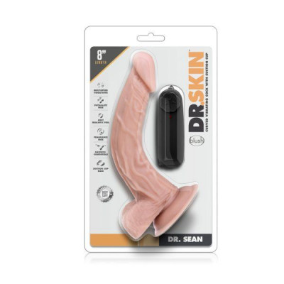 Телесный вибратор-реалистик Dr. Sean 8 Inch Vibrating Cock - 20,3 см. Телесный вибратор-реалистик Dr. Sean 8 Inch Vibrating Cock - 20,3 см.
