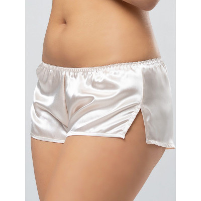 Атласные шортики с разрезами по бокам Атласные шортики с разрезами по бокам