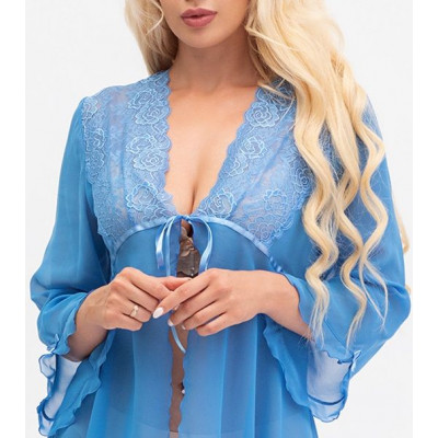 Изысканный пеньюар из прозрачного шифона Изысканный пеньюар из прозрачного шифона