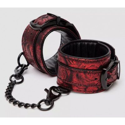 Красно-черные наручники Reversible Faux Leather Wrist Cuffs Красно-черные наручники Reversible Faux Leather Wrist Cuffs