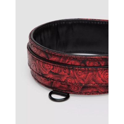 Стильный ошейник с поводком Reversible Faux Leather Collar and Lead Стильный ошейник с поводком Reversible Faux Leather Collar and Lead