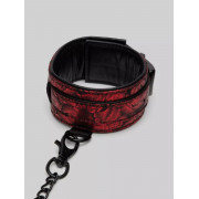 Красно-черные оковы Reversible Faux Leather Ankle Cuffs